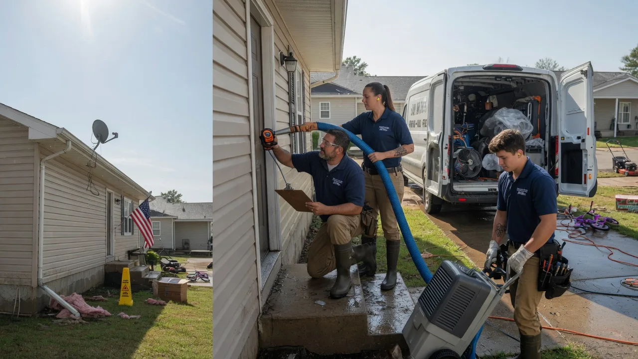Ceiling Water Damage Restoration in Alderson, OK near me